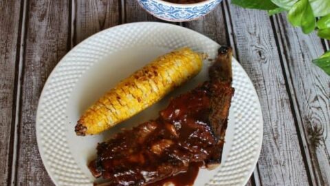 barbecue pork ribs