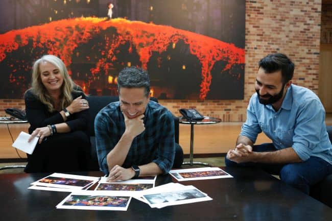 COCO Pixar celebra el Día de Muertos, checa estos datos antes de verla. Coco Co-Director Adrian Molina, Producer Darla K Anderson and Director Lee Unkrich discuss the film production on August 3, 2017 at Pixar Animation Studios in Emeryville, Calif. (Photo by Deborah Coleman / Pixar)