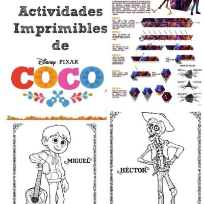 COCO Pixar celebra el Día de Muertos – Imprimibles