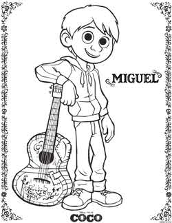 miguel printable coco coloring page