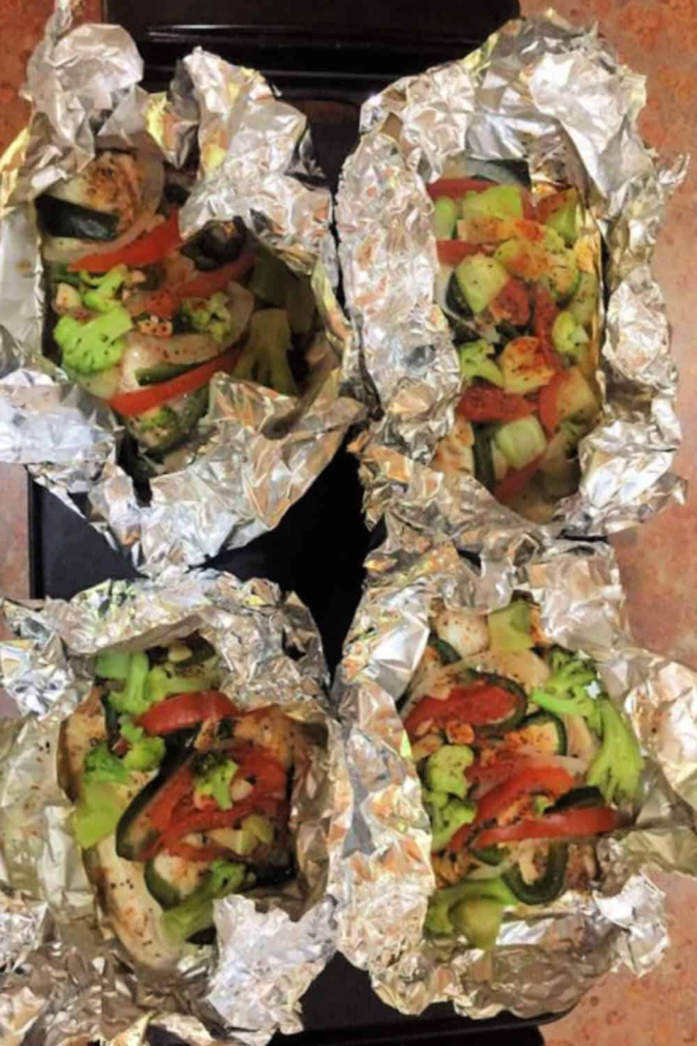 steamed fish in foil