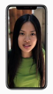 iPhone X cambio de iluminación de fotos