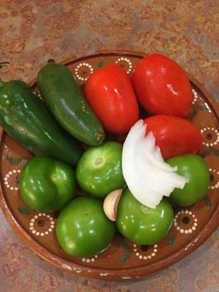 ingredientes para salsa picante mexicana