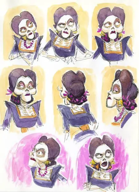 Coco skeletons from Disney Pixar