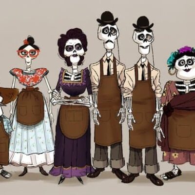 Check out all the secrets about Disney Pixar's COCO skeletons!