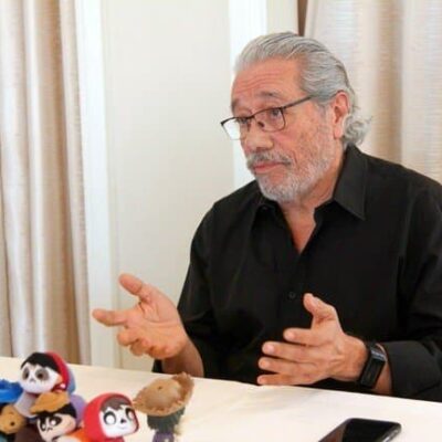 Edwards James Olmos, the voice of Chicharrón in COCO