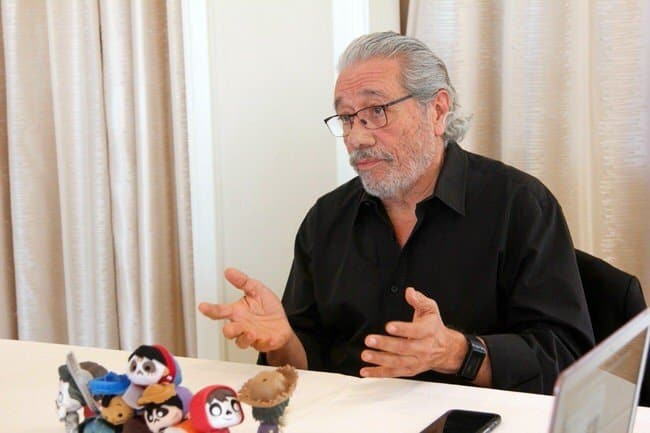 Edwards James Olmos, the voice of Chicharrón in COCO