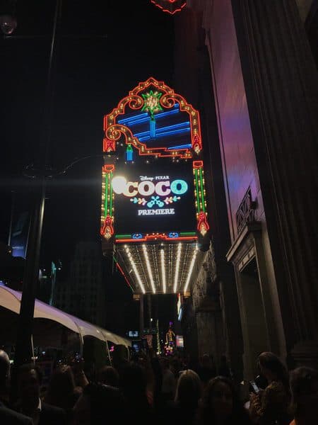 Premier de Pixar COCO en el Capitan Hollywood