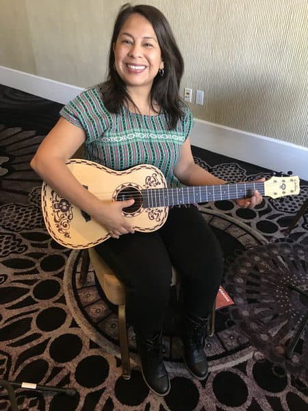 Brenda Cisneros COCO guitar press trip