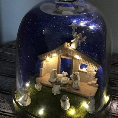 DIY Christmas Terrarium