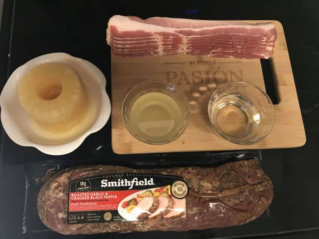 Receta fácil de Lomo de Cerdo con Piña y Tocino