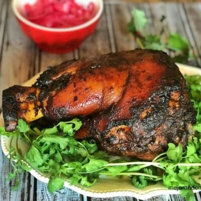 roasted pork shoulder