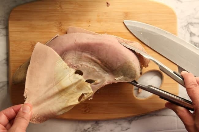 how to peel beef tongue