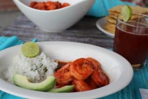 receta de camarones a la diabla