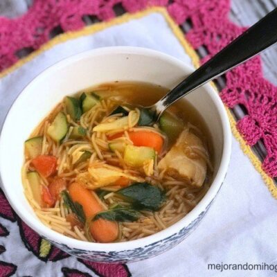 Mexican Chicken Noodle Soup