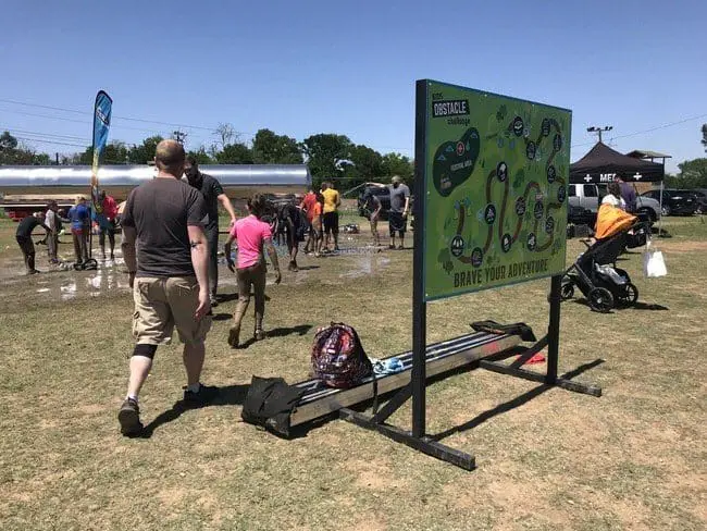 kids obstacle challenge map