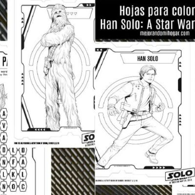 Hojas para colorear de Solo: A Star Wars Story