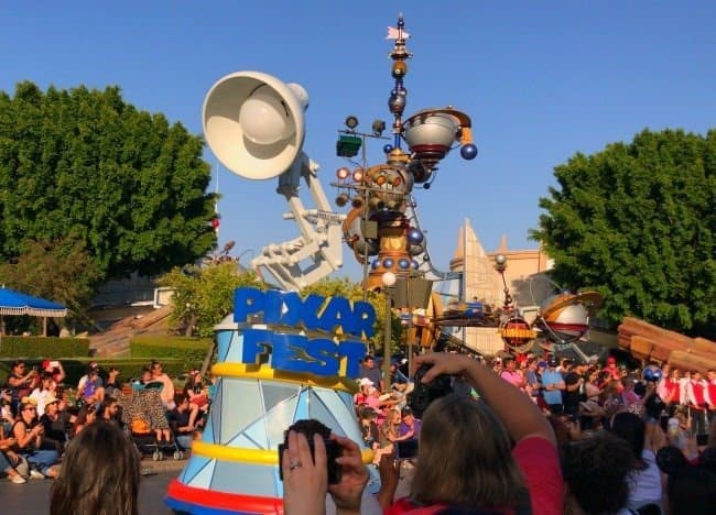 pixar fest parade