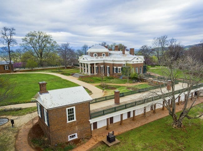 Vista aérea de Monticello
