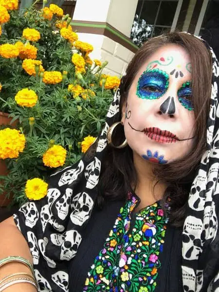 dia de muertos maquillaje