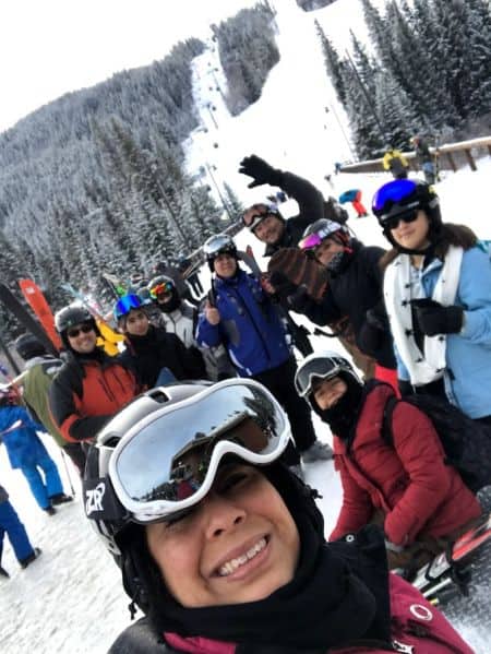 ski en familia