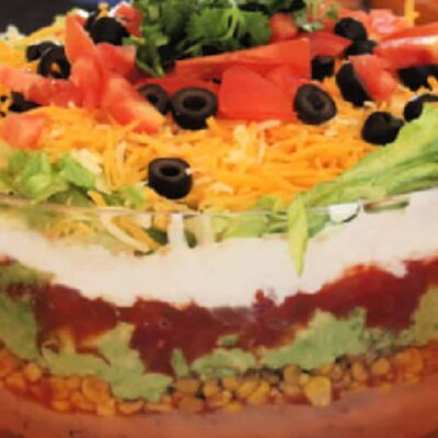 SEVEN LAYER DIP recipe