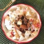 postre de manzana para navidad