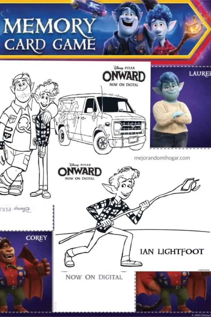 onward activity sheets