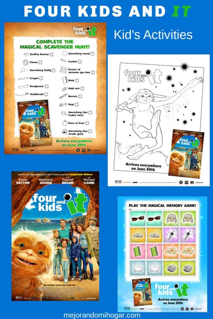 FOUR KIDS AND IT MOVIE AND ACTIVITY SHEETS