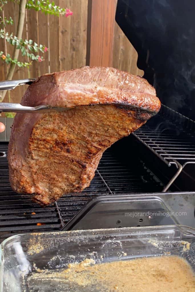 brisket on the grill