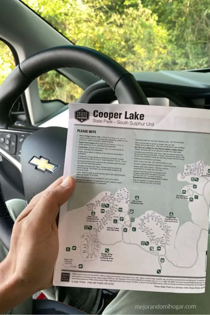 cooper lake state park nuestra visita