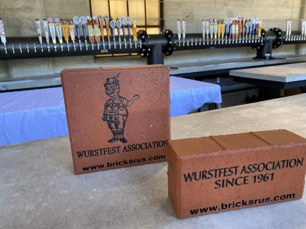 WURSTFEST BRICKS for donation