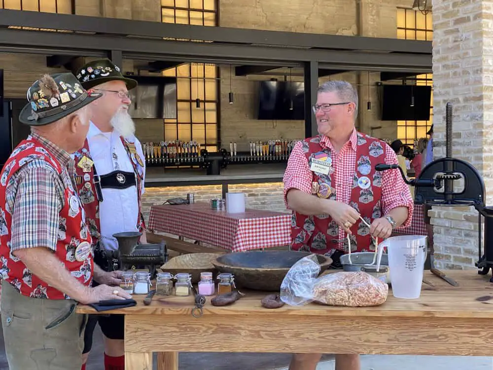 WURSTFEST sausage making demostration