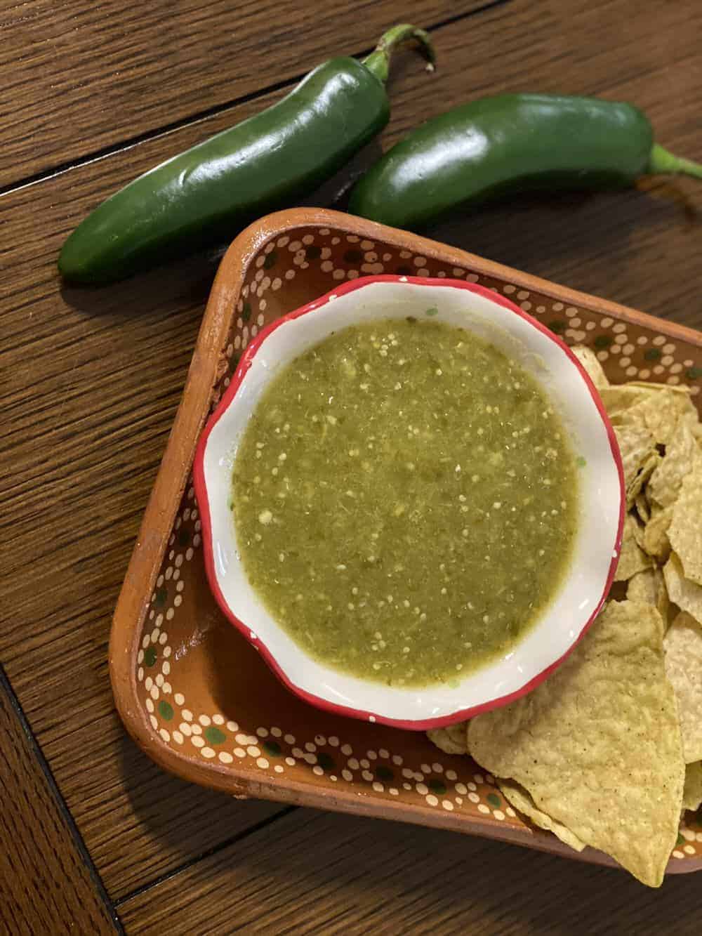 como hacer salsa verde mexicana