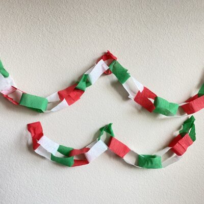 How to make a Mexican paper chain