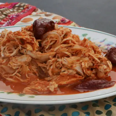 Tinga de Pollo Receta